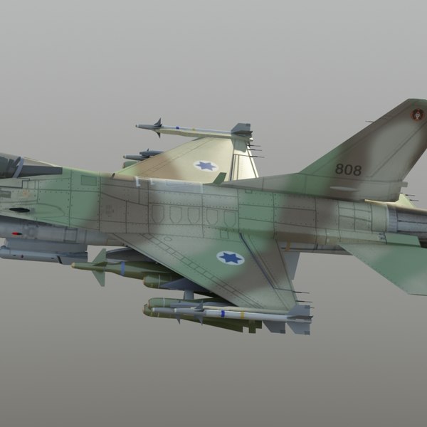 f16c israeli barak 3d model - F16C Barak IDF Israeli... by ES3DStudios