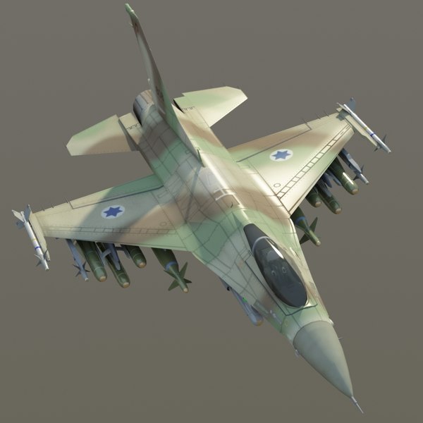 f16c israeli barak 3d model - F16C Barak IDF Israeli... by ES3DStudios