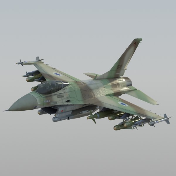 f16c israeli barak 3d model - F16C Barak IDF Israeli... by ES3DStudios