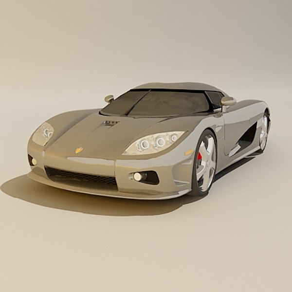 koenigsegg ccx 3d model - Koenigsegg CCX by 3d_addict