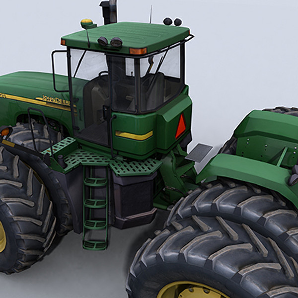4 tractor 1 3ds - 4WD Tractor 1 by papillon