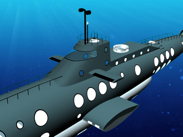 large luxury submarine max - Large Luxury Submarine by Imagetek3D