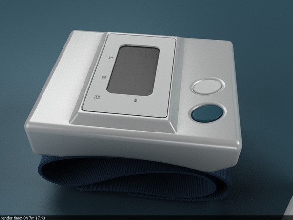 3d model of set blood pressure monitors - Blood pressure monitor set by FOURTH WAY