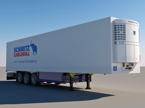 c4d schmitz trailer semitrailer - Semitrailer Schmitz by jekich1