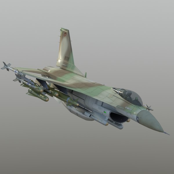 f16c israeli barak 3d model - F16C Barak IDF Israeli... by ES3DStudios