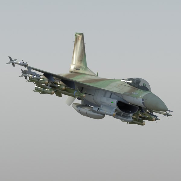 f16c israeli barak 3d model - F16C Barak IDF Israeli... by ES3DStudios