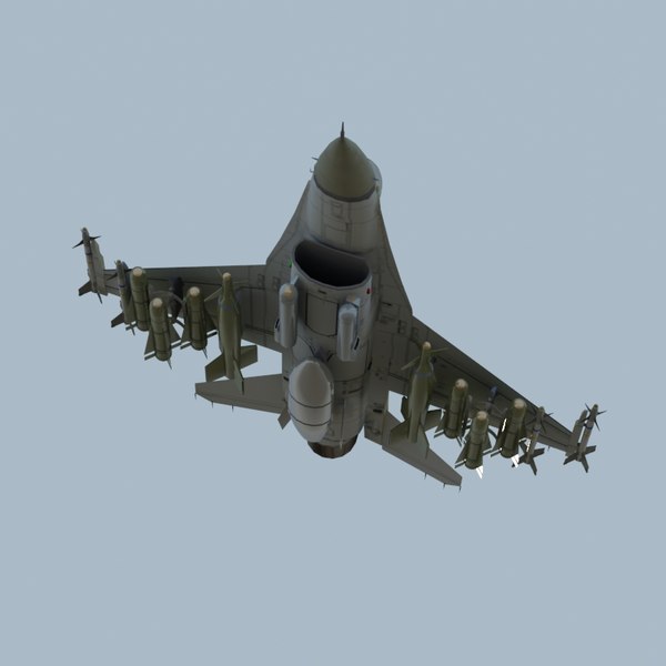 f16c israeli barak 3d model - F16C Barak IDF Israeli... by ES3DStudios