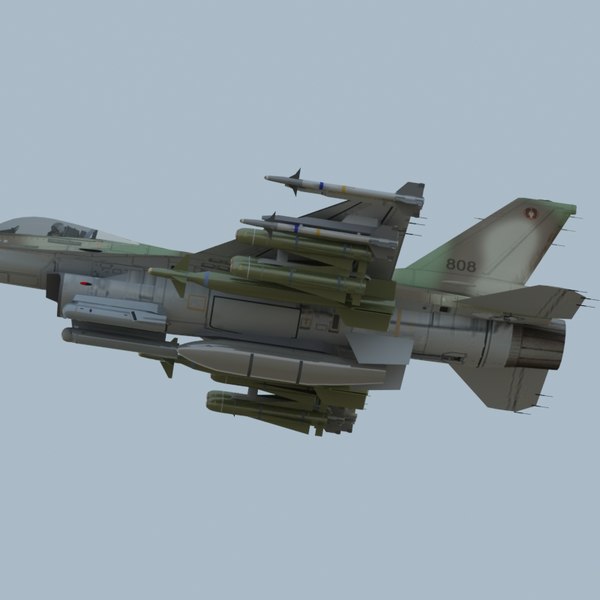 f16c israeli barak 3d model - F16C Barak IDF Israeli... by ES3DStudios