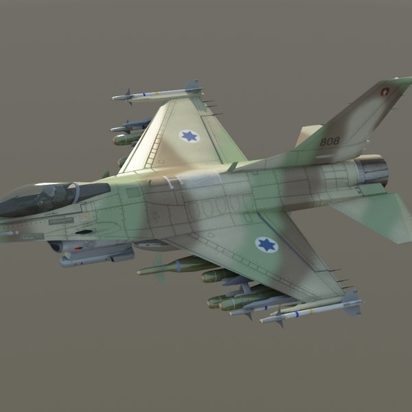 f16c israeli barak 3d model - F16C Barak IDF Israeli... by ES3DStudios