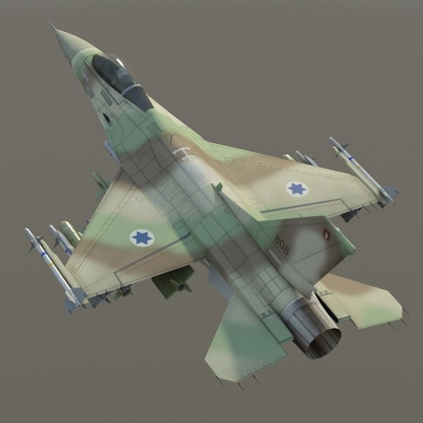 f16c israeli barak 3d model - F16C Barak IDF Israeli... by ES3DStudios