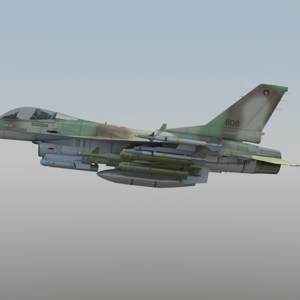 f16c israeli barak 3d model - F16C Barak IDF Israeli... by ES3DStudios