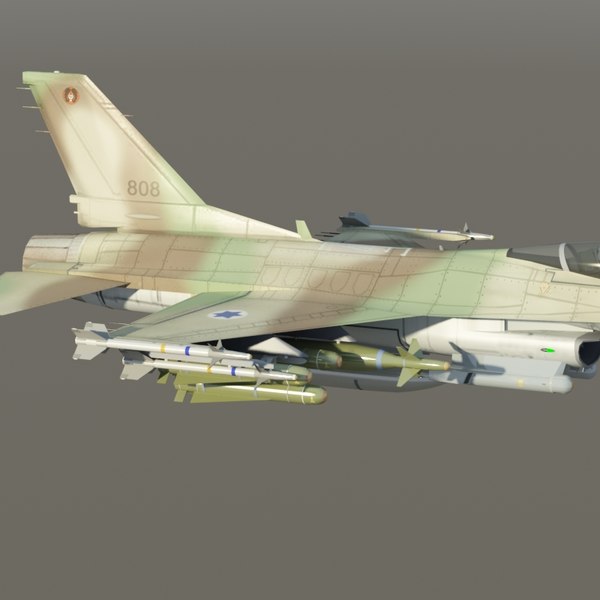 f16c israeli barak 3d model - F16C Barak IDF Israeli... by ES3DStudios