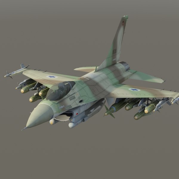 f16c israeli barak 3d model - F16C Barak IDF Israeli... by ES3DStudios