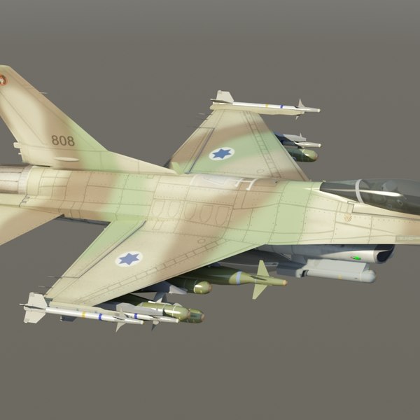 f16c israeli barak 3d model - F16C Barak IDF Israeli... by ES3DStudios