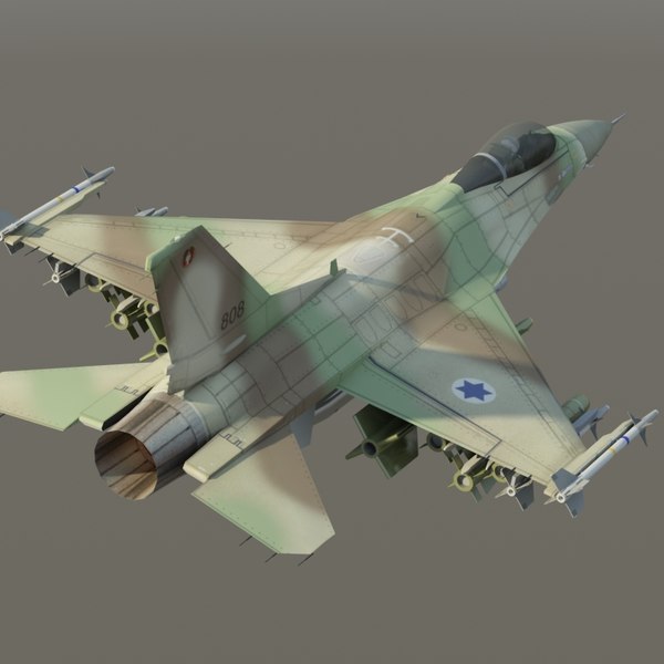 f16c israeli barak 3d model - F16C Barak IDF Israeli... by ES3DStudios