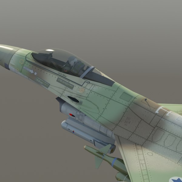 f16c israeli barak 3d model - F16C Barak IDF Israeli... by ES3DStudios