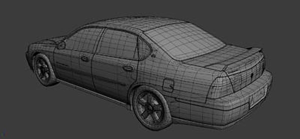 3d model of chevrolet impala ls - 2003 Chevrolet Impala LS - obj by Cardesign3D