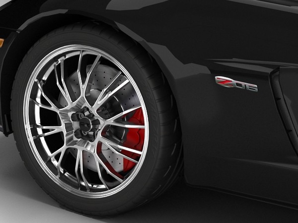 chevrolet corvette z06 3d model - Chevrolet Corvette Z06 by fabelar