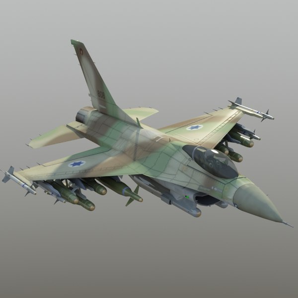 f16c israeli barak 3d model - F16C Barak IDF Israeli... by ES3DStudios