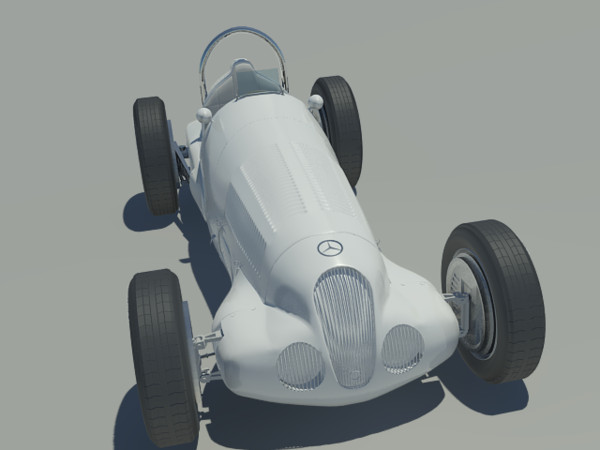 3d model car 1930s - benz 1930s racer by Animation Anchor Line