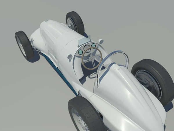 3d model car 1930s - benz 1930s racer by Animation Anchor Line