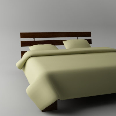 3d bed max8 model - Bed_03 by bihoreanul