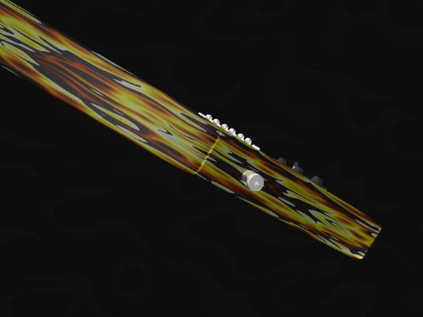 guitar electric 3ds - Electric Guitar DTT by EzGraphs