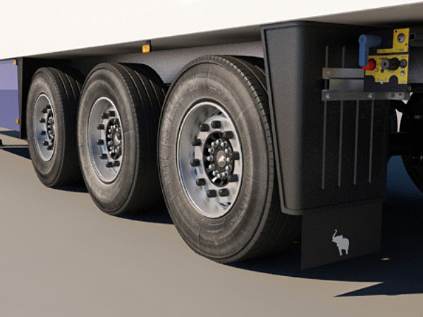 c4d schmitz trailer semitrailer - Semitrailer Schmitz by jekich1