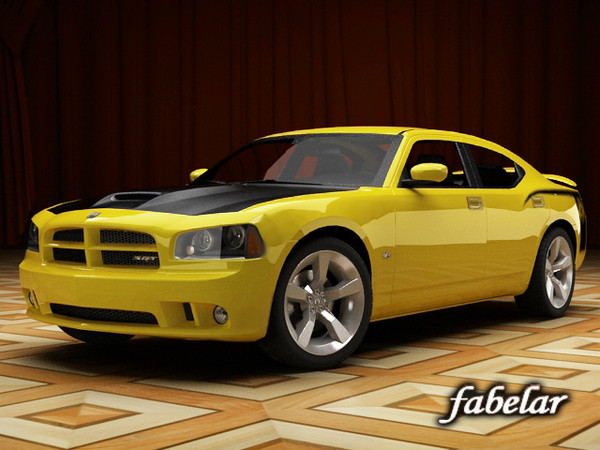 3d dodge charger srt-8 super - Dodge Charger SRT-8 Super Bee STANDARD MATERIALS by fabelar