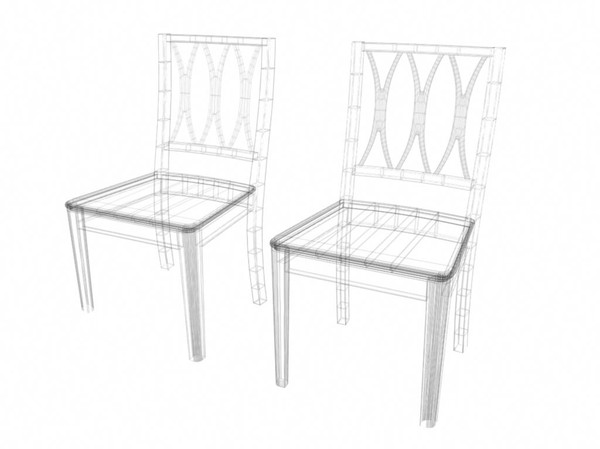 3d old chair model - oldChair.zip... by Kuroto