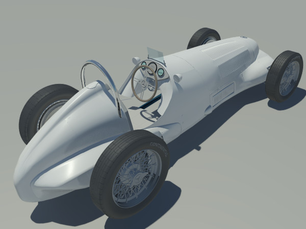 3d model car 1930s - benz 1930s racer by Animation Anchor Line