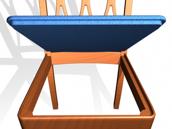 3d old chair model - oldChair.zip... by Kuroto