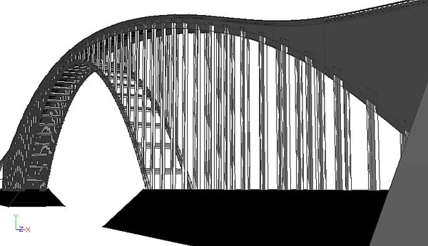 arch bridge 3d model - Arch Bridge by GraphicGuru