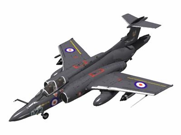 hawker siddeley buccaneer bomber 3d model - Hawker Siddeley Buccaneer S2 by pbratt