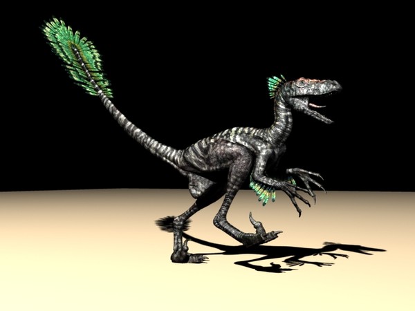 lwo raptor dinosaur - Raptor.zip by 3dCreatures