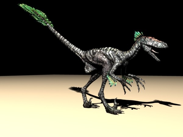 lwo raptor dinosaur - Raptor.zip by 3dCreatures