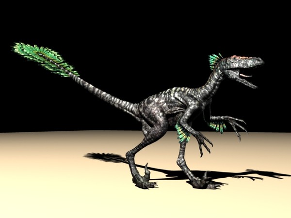 lwo raptor dinosaur - Raptor.zip by 3dCreatures