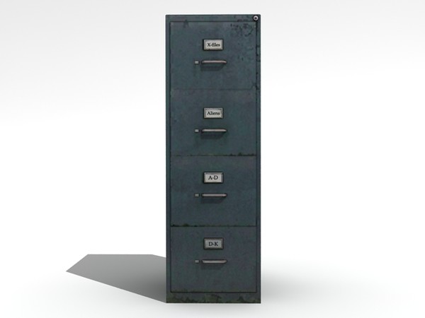 3d filling cabinet - Filling Cabinet by fabelar