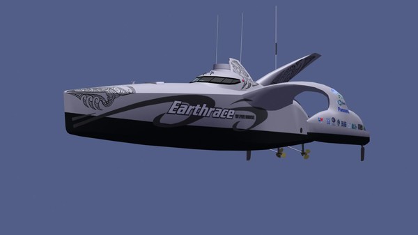 earthrace powerboat futuristic 3d max - Earthrace by mach 3 graphics