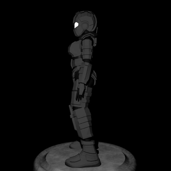 force recon armour female body 3d 3ds - Force Recon Armour by ChrisStolze