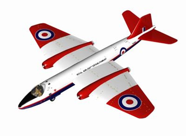 3d model of english electric canberra t4 - English Electric Canberra T4 by pbratt