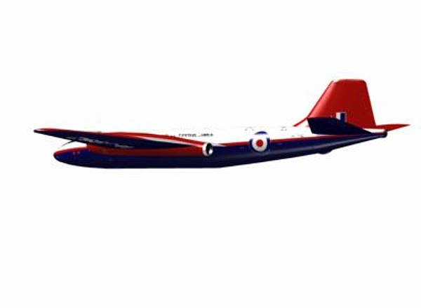 3d model of english electric canberra t4 - English Electric Canberra T4 by pbratt