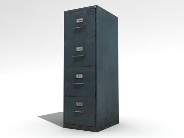 3d filling cabinet - Filling Cabinet by fabelar