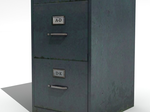 3d filling cabinet - Filling Cabinet by fabelar