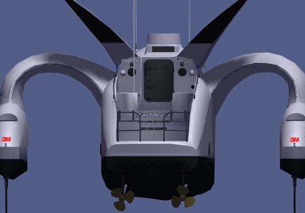 earthrace powerboat futuristic 3d max - Earthrace by mach 3 graphics