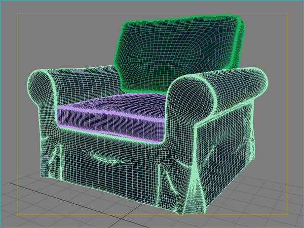 ikea ektorp armchair 3d max - Ektorp ikea armchair... by yourproduct