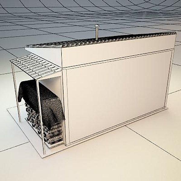 3d suburban small bath model - Bath by Stubborn3D