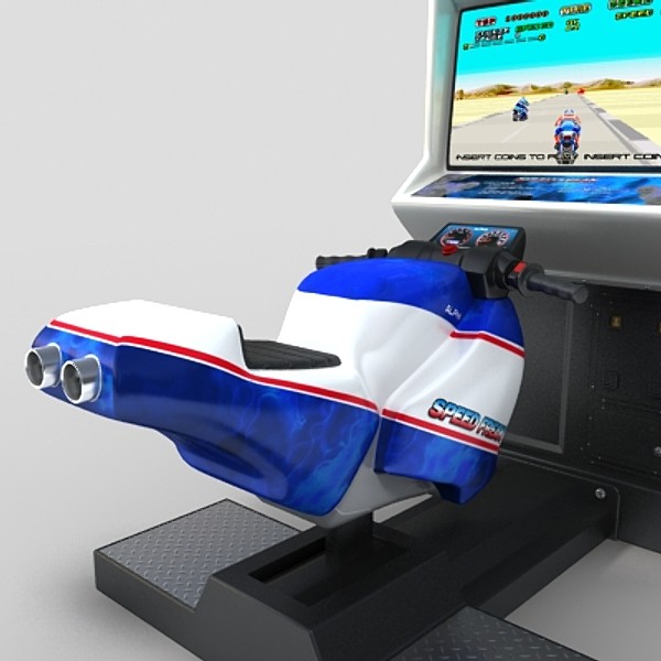 3d arcade bike racing model - arcade bike racing by monkeyodoom