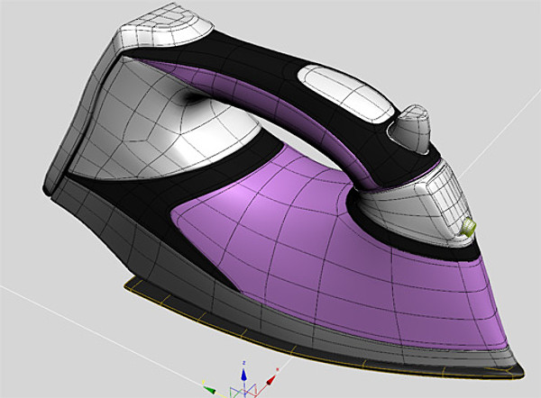 iron 3d max - iron by Halukzengin
