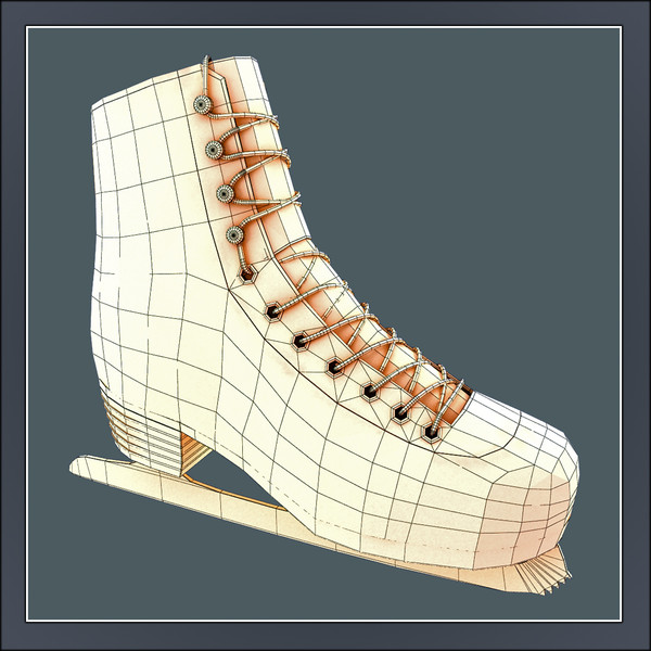 figure skating 3d model - Figure Skating Skate by Tornado Studio